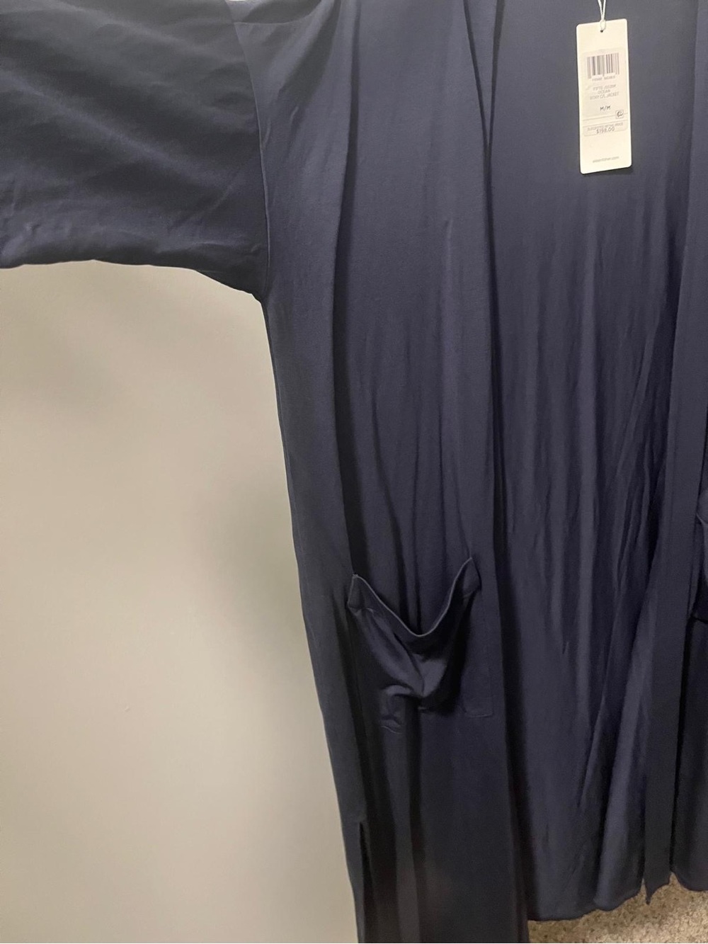 NWT Eileen Fisher Eileen Fisher Fine Jersey Elbow-Sleeve Jacket M - Picture 6 of 8